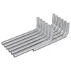 vidaXL Kuusioavain 12 kpl Hopea 32 x 86 mm Ter&auml;s