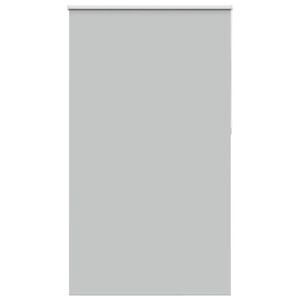 vidaXL Rullaverho Blackout vaalean harmaa 130x210 cm Kankaan leveys