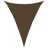 vidaXL Aurinkopurje 160 g/m&sup2; ruskea 5x6x6 m HDPE