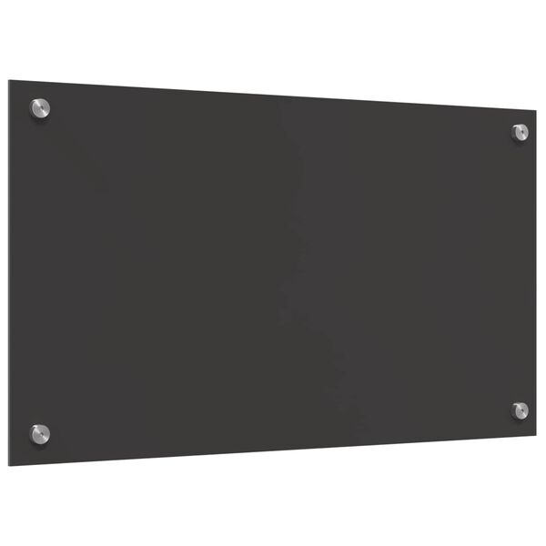 vidaXL Keittiön suojapaneeli Tummanharmaa 70 x 40 x 0,6 cm