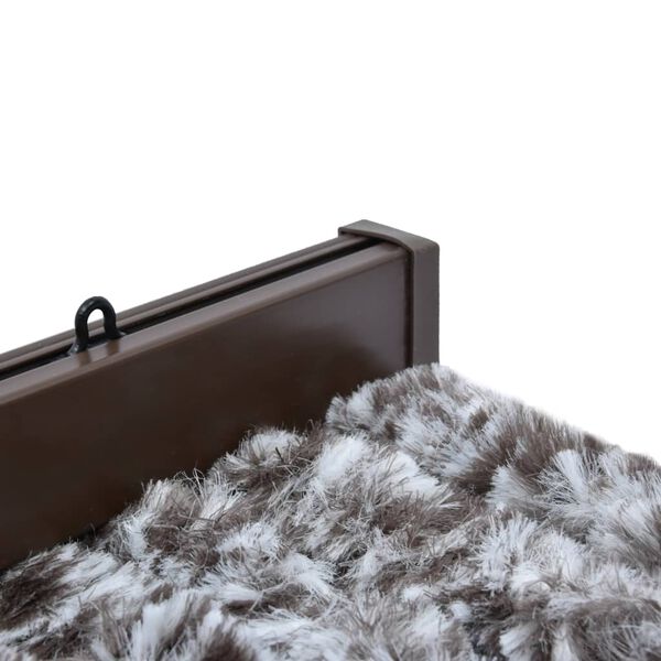 vidaXL Hy&ouml;nteisverho ruskea ja beige 56x185 cm Chenille