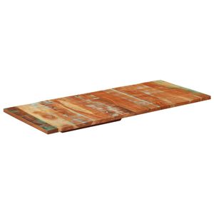 vidaXL Suorakulmainen p&ouml;yt&auml;levy 60x140 cm 25-27 mm t&auml;ysi kierr&auml;tyspuu