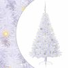 vidaXL Tekojoulukuusi 150 LED-valoilla Valkoinen 150 cm PVC ja ter&auml;s