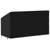 vidaXL 3-istuttava Penkinsuoja musta 175x85x68/94 cm 420D Oxford