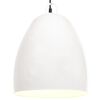 vidaXL Teollistyylinen riippuvalaisin 25 W valkoinen py&ouml;re&auml; 42 cm E27