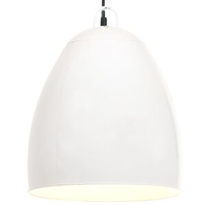 vidaXL Teollistyylinen riippuvalaisin 25 W valkoinen py&ouml;re&auml; 42 cm E27