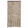 vidaXL Hyönteisverho beige ja ruskea 100x200 cm chenille