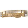 vidaXL Ulkosohvakokoelma 7 pcs valkoinen 59 x 59 x 37 cm
