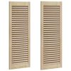 vidaXL Kaapin ovi 2 kpl Luonnollinen 110 x 2,1 x 39,5 cm T&auml;ysi m&auml;nty