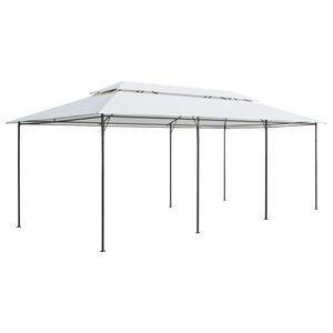 vidaXL Huvimaja 600x298x270 cm valkoinen 180 g/m&sup2;