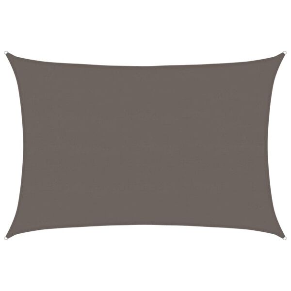 vidaXL Aurinkopurje 160 g/m&sup2; antrasiitti 5x7 m HDPE