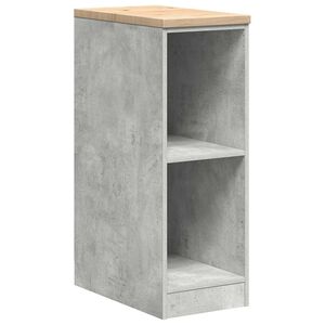 vidaXL Autotallin s&auml;ilytyskaappi betoni harmaa 30x51x85 cm t&auml;ysi m&auml;nty