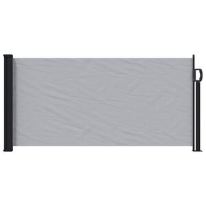 vidaXL K&auml;yt&auml;v&auml;verho 500 x 100 cm Polyesteri Suorakaide Harmaa
