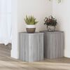 vidaXL Kasvitelineet 2 kpl harmaa Sonoma 20x20x30 cm tekninen puu