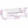 vidaXL Puutarhasohva Ruskea 185,5 x 60 x 62 cm Massiivinen mänty