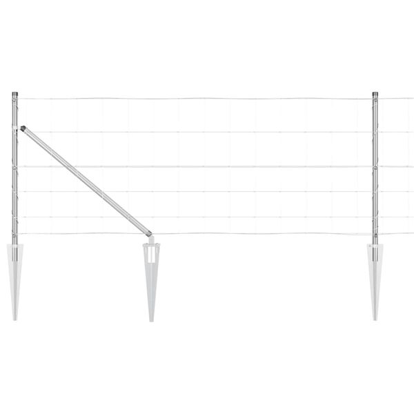 vidaXL Aitalatu Galvanoitu 100 x 0,8 m Teräs