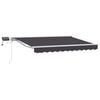 vidaXL Manuaalinen markiisin runko LED-valoilla 3 x 2 m