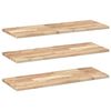vidaXL Kelluvat hyllyt 3 kpl 100x30x2 cm k&auml;sittelem&auml;t&ouml;n massiivipuu akaasia