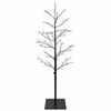 vidaXL Koristekoivu valoilla Musta 120 cm Ter&auml;s 279 LEDi&auml;