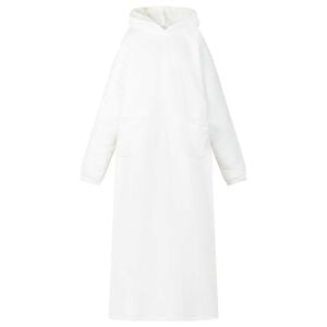 vidaXL Viltti-huppari Valkoinen M Fleece ja flanelli