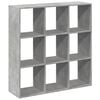 vidaXL Huoneenjakaja/kirjahylly harmaa 102x29x103,5 cm tekninen puu