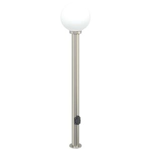 vidaXL Pollarivalaisin pistorasialla 120 cm ruostumaton ter&auml;s IP44