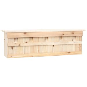 vidaXL Varpusen pes&auml;laatikko 5 huonetta 68x15x21 cm kuusi