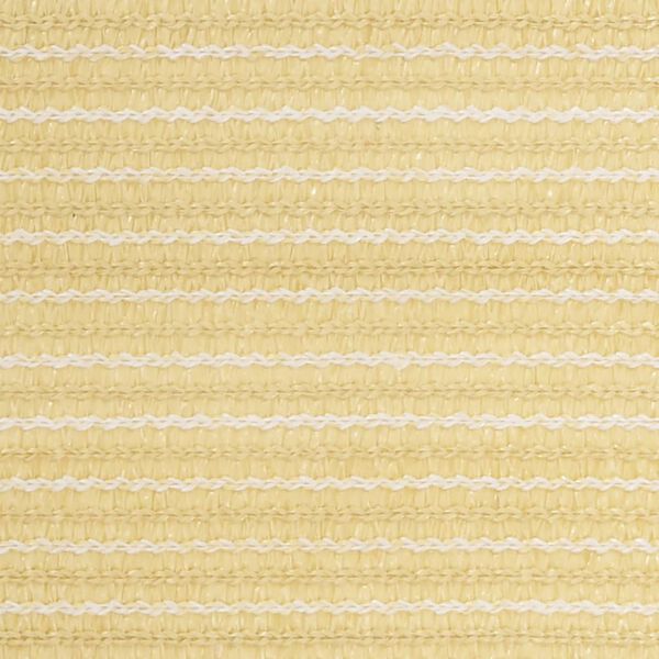vidaXL Parvekkeen suoja beige 75x600 cm HDPE