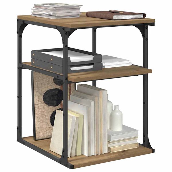 vidaXL Tulostinpidike Artisan tammi 43 x 48 x 64 cm Tekninen puu