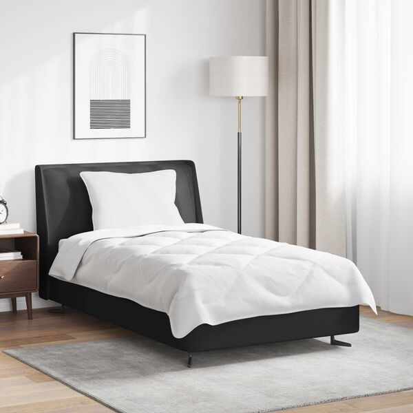 vidaXL Peittosarja tyynyllä 2 pcs Valkoinen Mikrokuitu