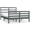 vidaXL S&auml;ngynrunko harmaa t&auml;ysi m&auml;nty 150x200 cm King Size