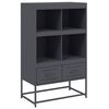 vidaXL Kaappi antrasiitti 68x39x111,5 cm ter&auml;s