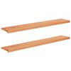 vidaXL Ikkunalautaset 2 kpl Lakatut 140 x 25 x 2 cm Kiinte&auml; py&ouml;kki