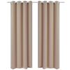 vidaXL Pimennysverhot purjerenkailla 2 kpl 135x175 cm Kerma
