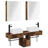 vidaXL Kylpyhuoneen kaappisetti 5 pcs Vanha puu 53 x 15,5 x 70 cm