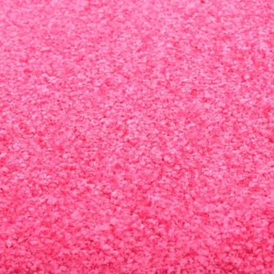 vidaXL Ovimatto pestävä pinkki 60x90 cm