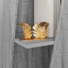 vidaXL Sivuhylly Harmaa Sonoma 33 x 32 x 70,5 cm Tekninen puu