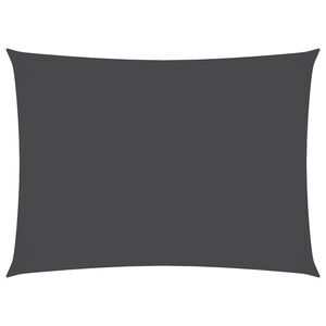 vidaXL Aurinkopurje Oxford-kangas suorakaide 3x5 m antrasiitti
