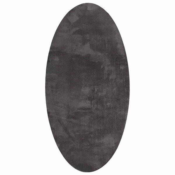 vidaXL Matto HUARTE Antrasiitti 100 x 200 cm 100% polyesteri