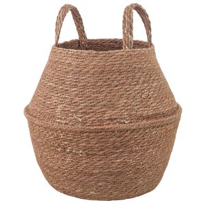 vidaXL Kasviruukku kahvoilla Luonnollinen &Oslash; 22 x 20 cm 100% Merihein&auml;