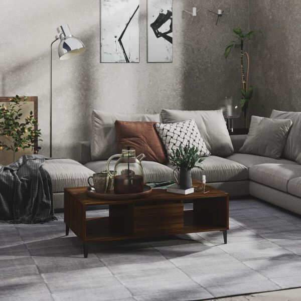 vidaXL Sohvap&ouml;yt&auml; Sonoma-tammi 103,5x60x35 cm tekninen puu