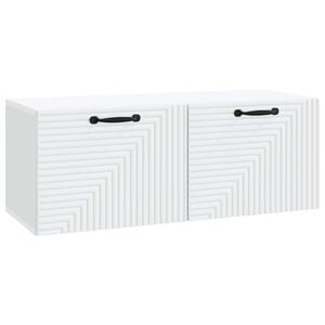 vidaXL Sein&auml;lle asennettava TV-kaappi valkoinen 78,5 x 31 x 30 cm