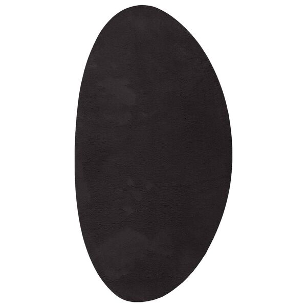 vidaXL Matto HUARTE Musta 80 x 150 cm Polyesteri