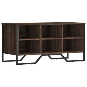 vidaXL Kenk&auml;kaappi ruskea tammi 90x38x45,5 cm tekninen puu
