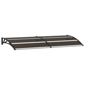 vidaXL Ovikatos musta 200x75 cm PC