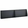 vidaXL Pato 2 kpl 80 x 12 x 40 cm Ter&auml;s Antrasiitti
