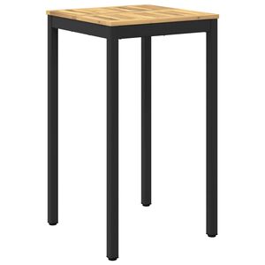 vidaXL Puutarhan baarip&ouml;yt&auml; Valkoinen ja musta 60 x 60,5 x 105 cm