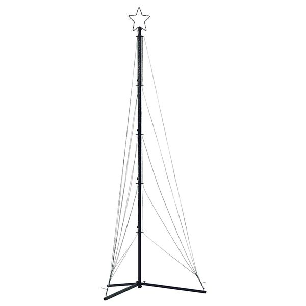 vidaXL LED joulukuusi 525 sinistä LED-valoa 302 cm