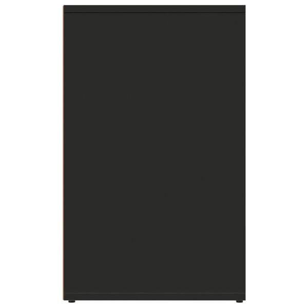 vidaXL Kosmetiikkakaappi musta 80x40x65 cm tekninen puu