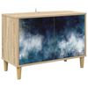 vidaXL TV-kaappi RAALTE 69 x 33 x 50 cm Sonoma Tekninen puu